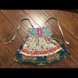 Matilda Jane halter tie top, size 2